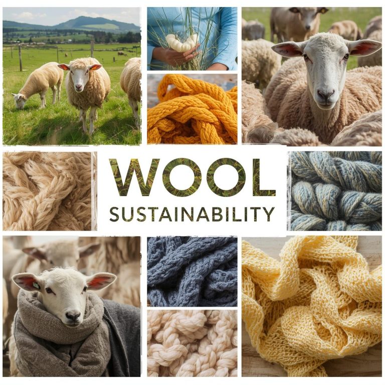 Sustainably sourced wool skeins
