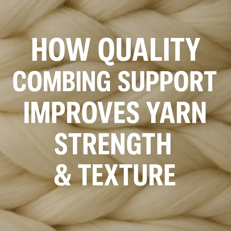 How quality combing support improves yarn strength and texture